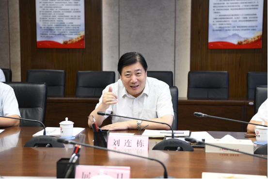 展宝卫会见郯城县委书记刘连栋一行